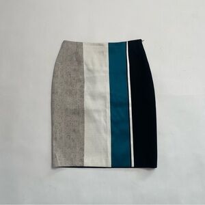 BOSS HUGO BOSS mixed textile pencil skirt
